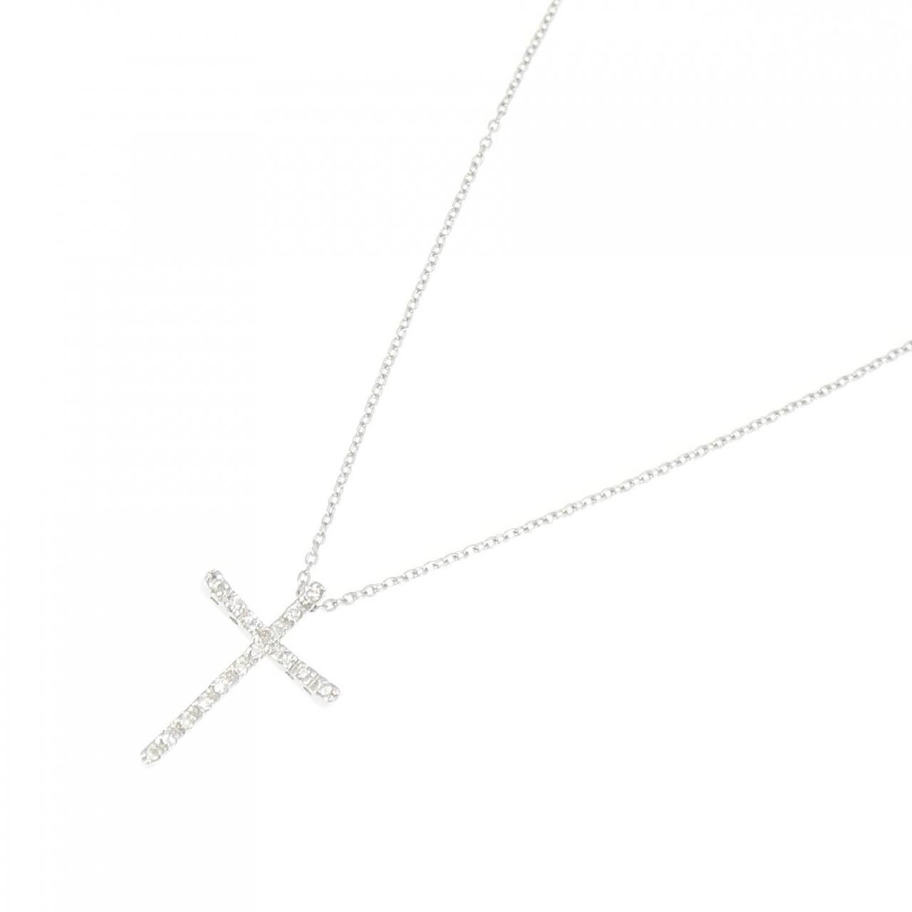 PONTE VECCHIO Cross Necklace 0.12CT