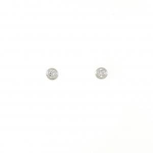 PT850 ソリティア ダイヤモンド ピアス 0.18CT