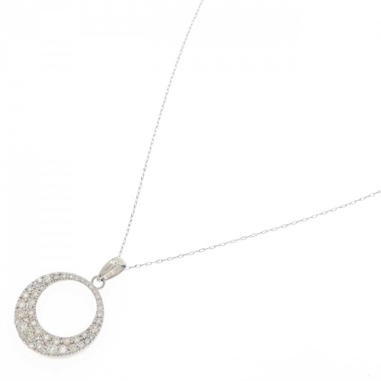 【新品】PT900 ダイヤモンド ネックレス 0.50CT