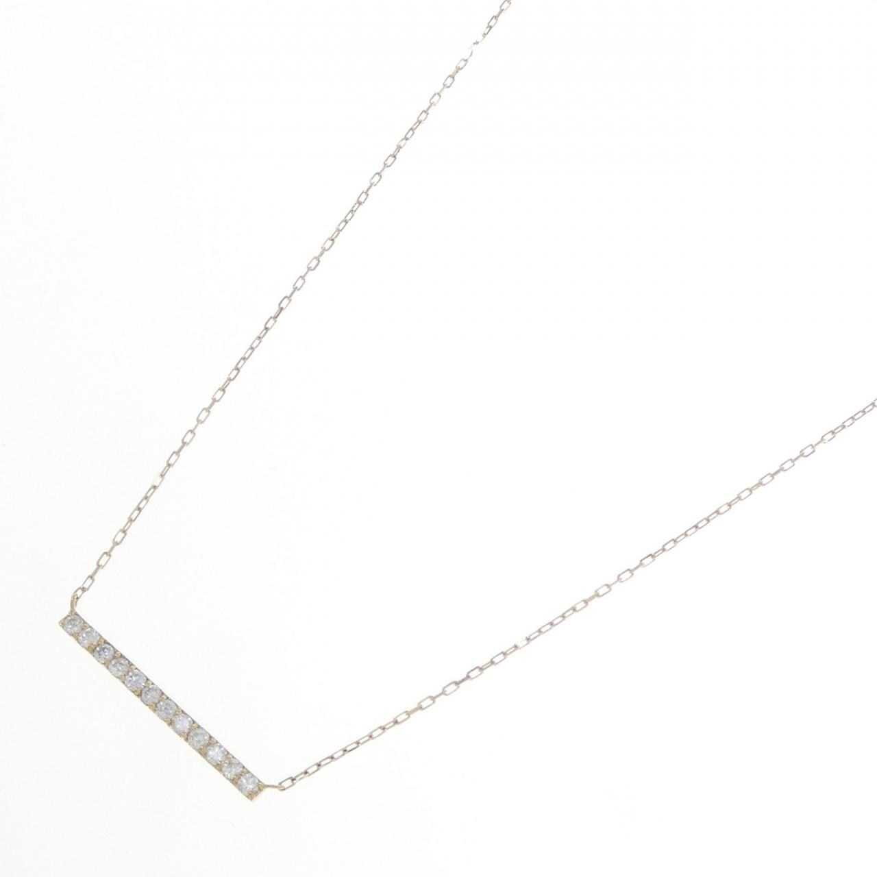 K18YG ダイヤモンド ネックレス 0.20CT