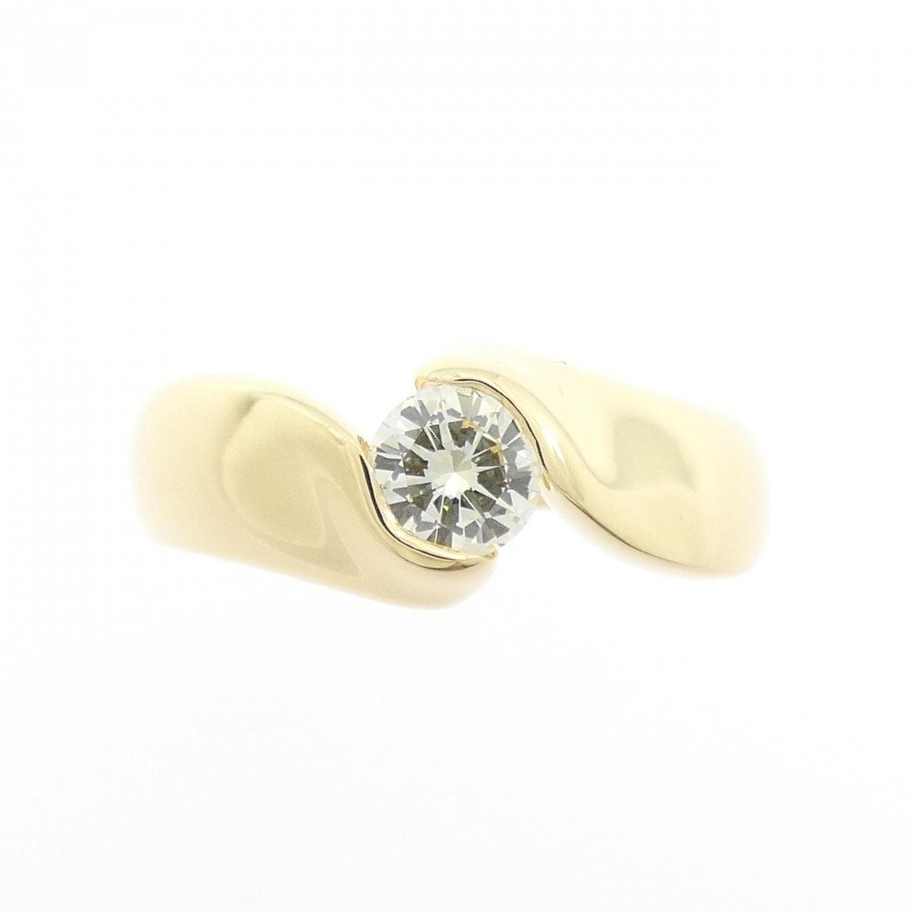 K18YG ダイヤモンド リング 0.35CT