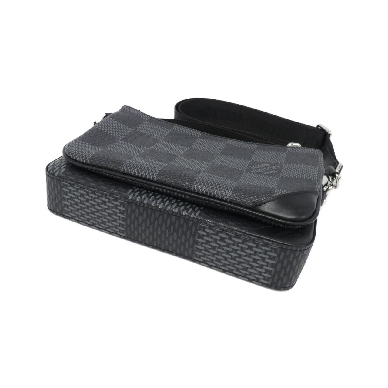 LOUIS VUITTON Damier Graphite 3D Trio 邮差包 N50017 单肩包