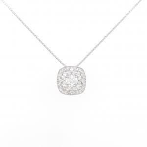 純PT/PT ダイヤモンド ネックレス 0.30CT