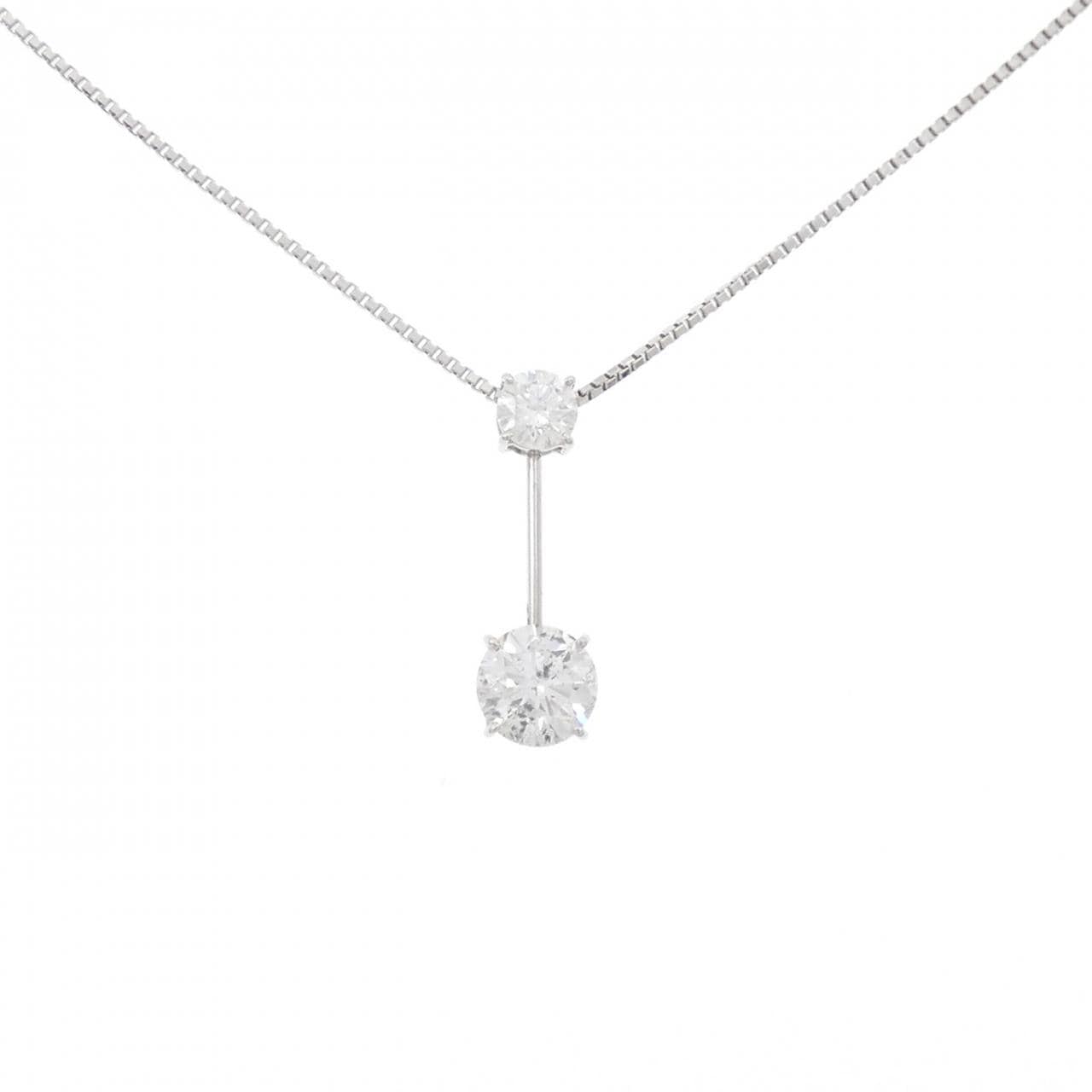 PT900/PT850 ダイヤモンド ネックレス 1.140CT