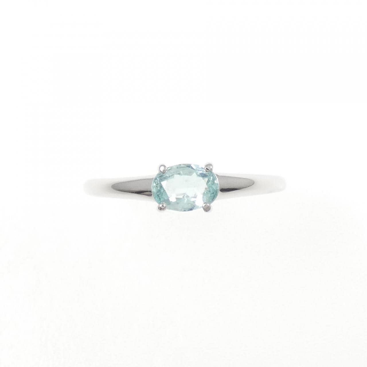 K18WG トルマリン リング 0.40CT