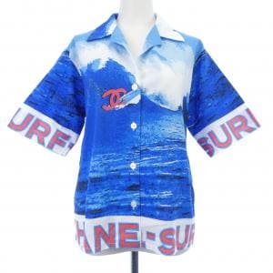 【ヴィンテージ】シャネル CHANEL P19544V11372 02S S/Sシャツ