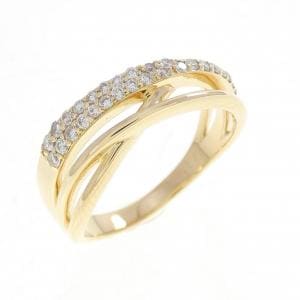 K18YG ダイヤモンド リング 0.17CT