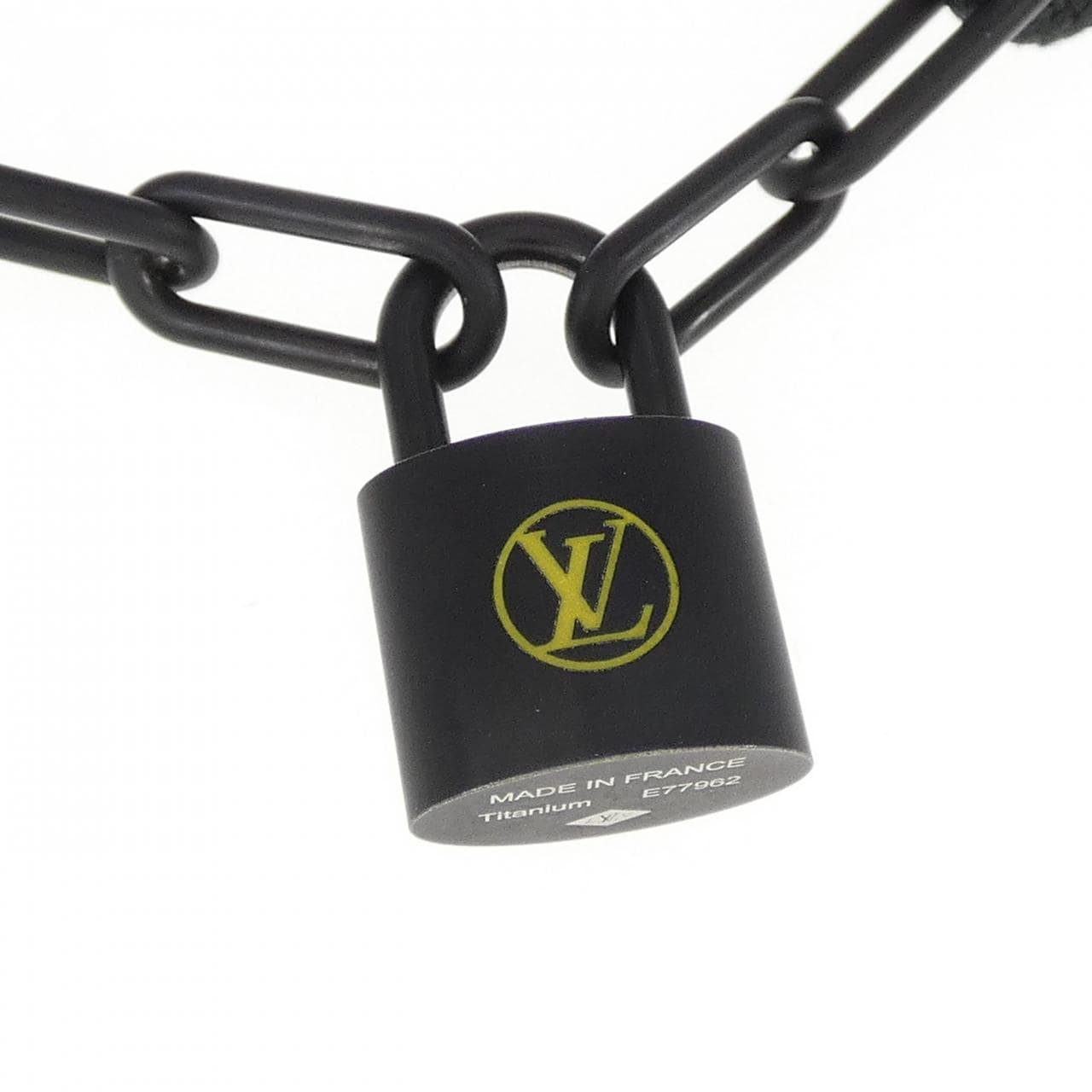 LOUIS VUITTON Vuitton Lockit Virgil Abloh 黑色手链