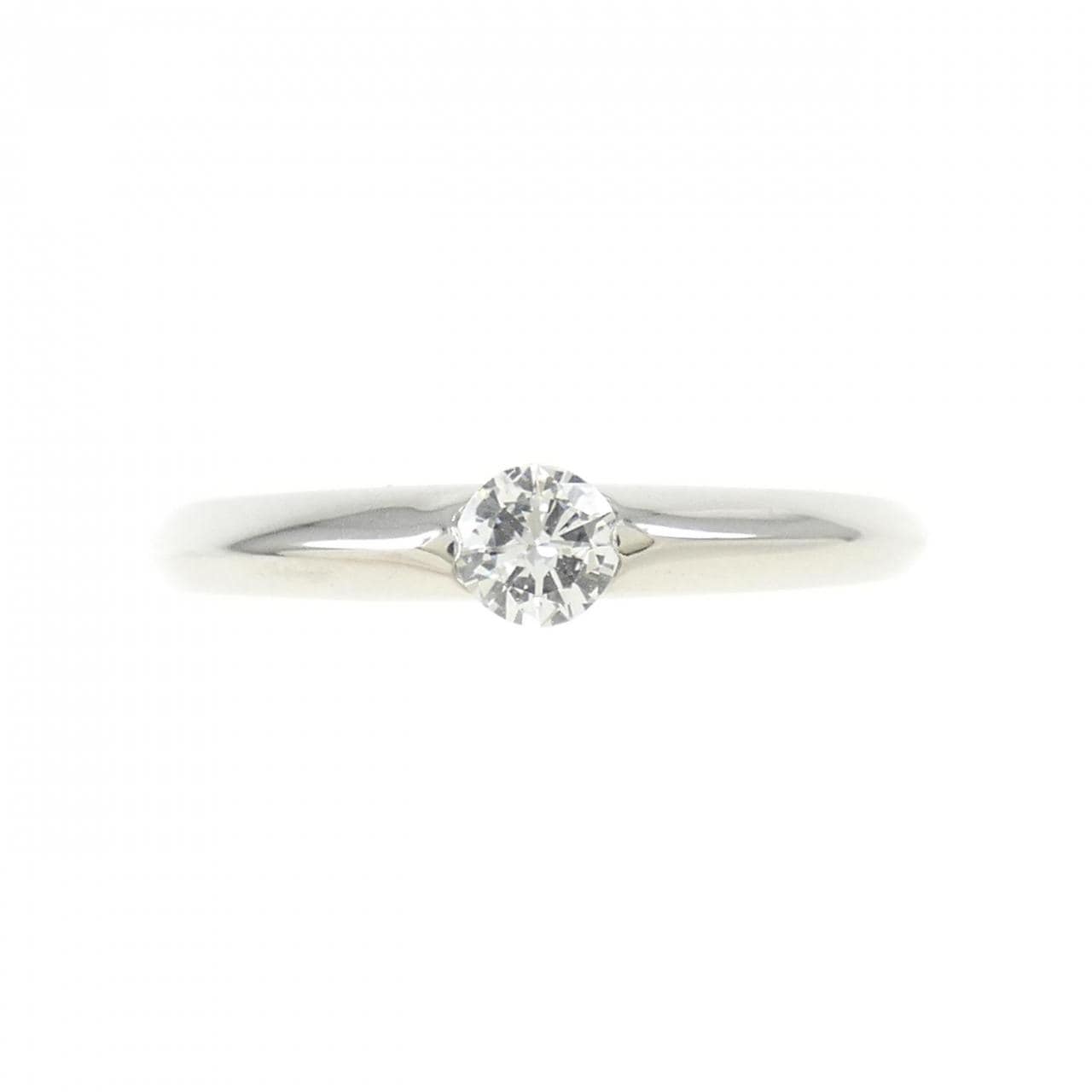 PT900 ソリティア ダイヤモンド リング 0.13CT