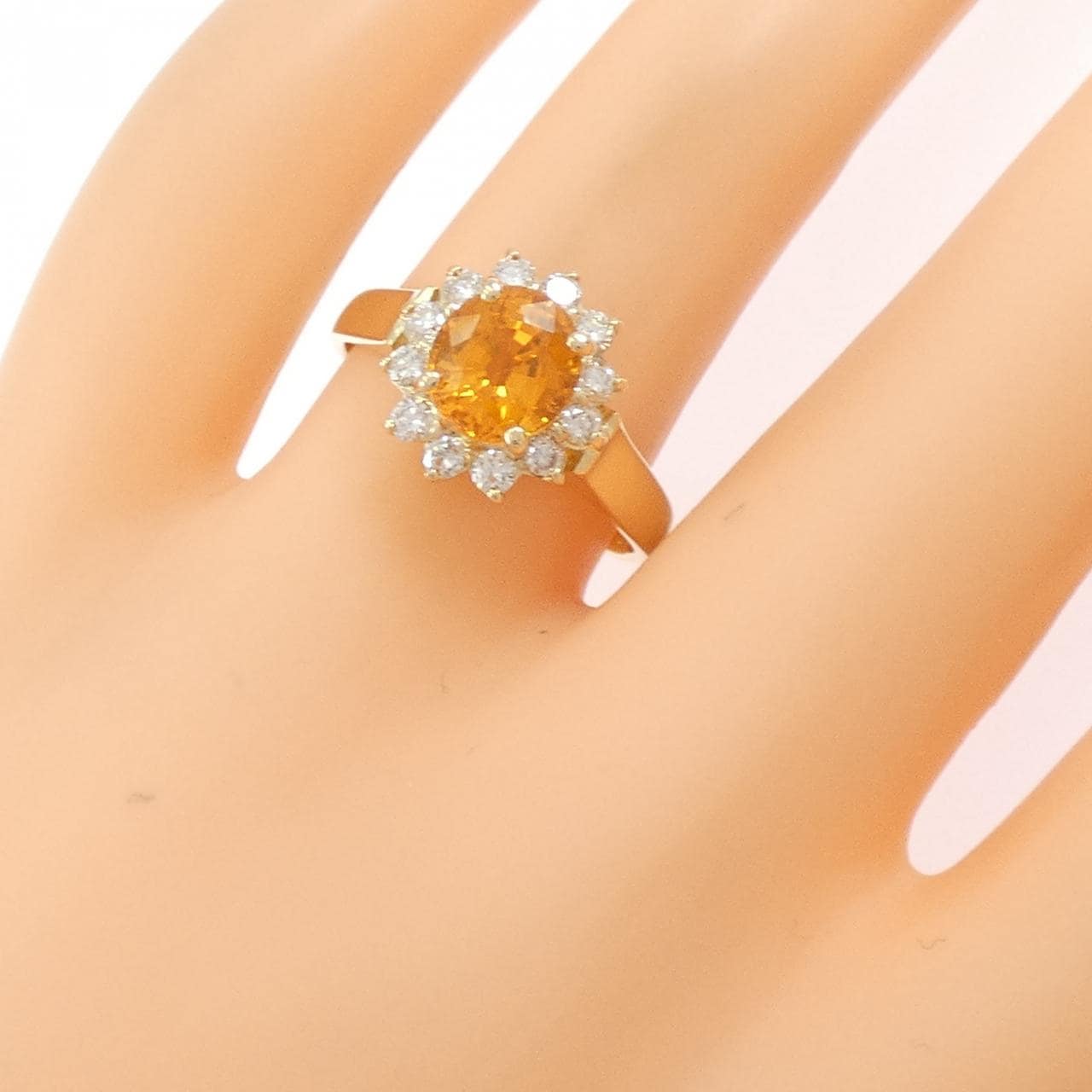 750YG サファイヤ リング