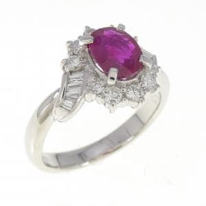 PT900 ルビー リング 0.99CT