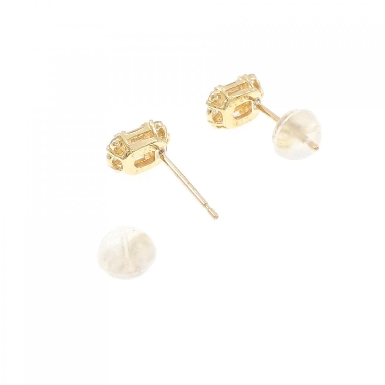 【新品】K18YG ルビー ピアス 0.17CT