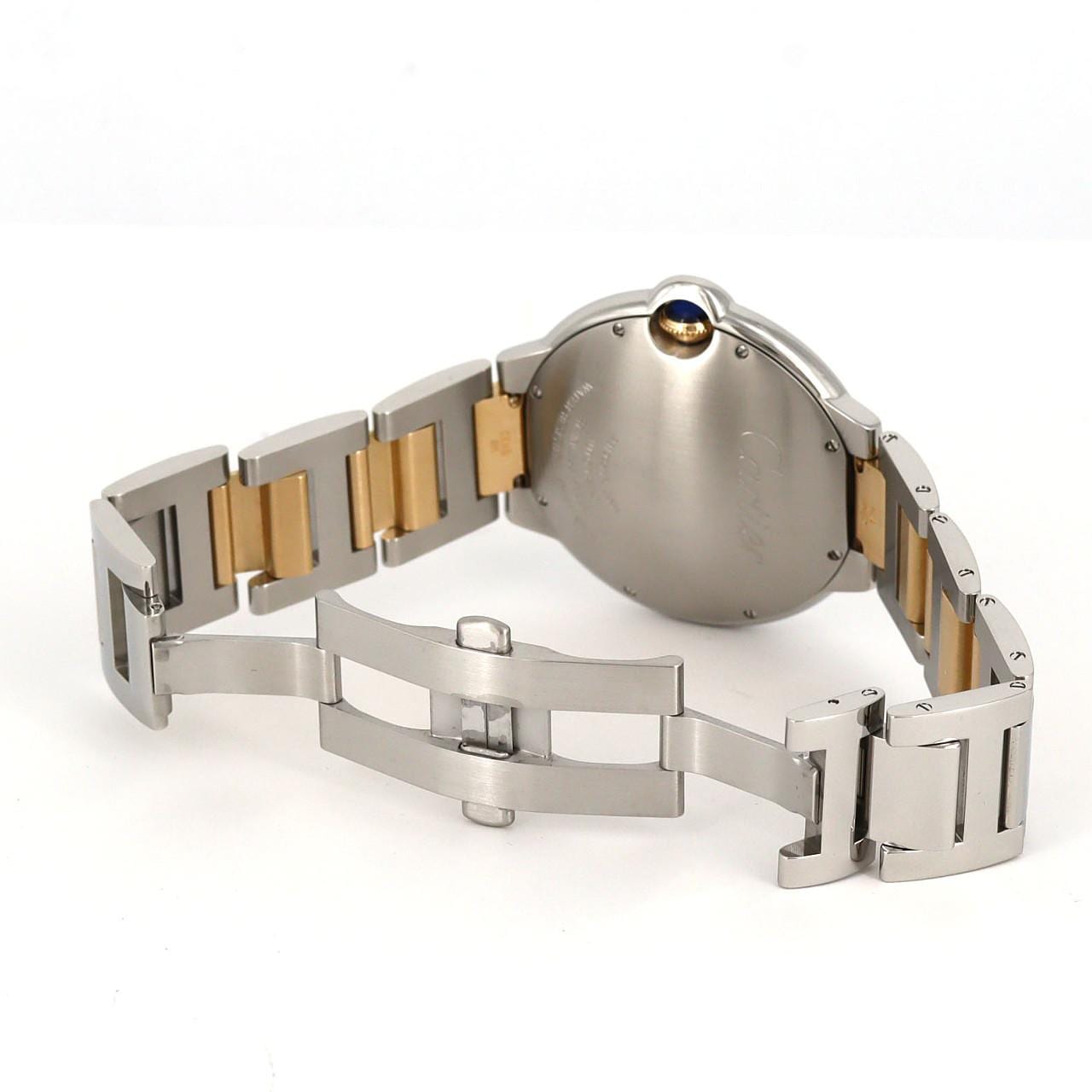 カルティエ バロンブルーLM コンビ W69009Z3 SSxYG 自動巻