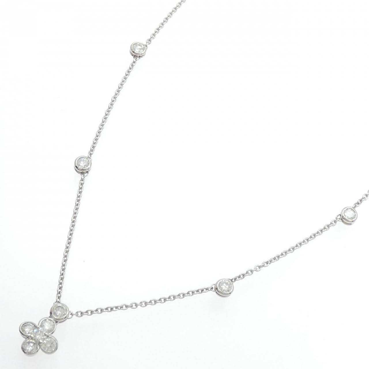 PT900/PT850 ダイヤモンド ネックレス 1.10CT