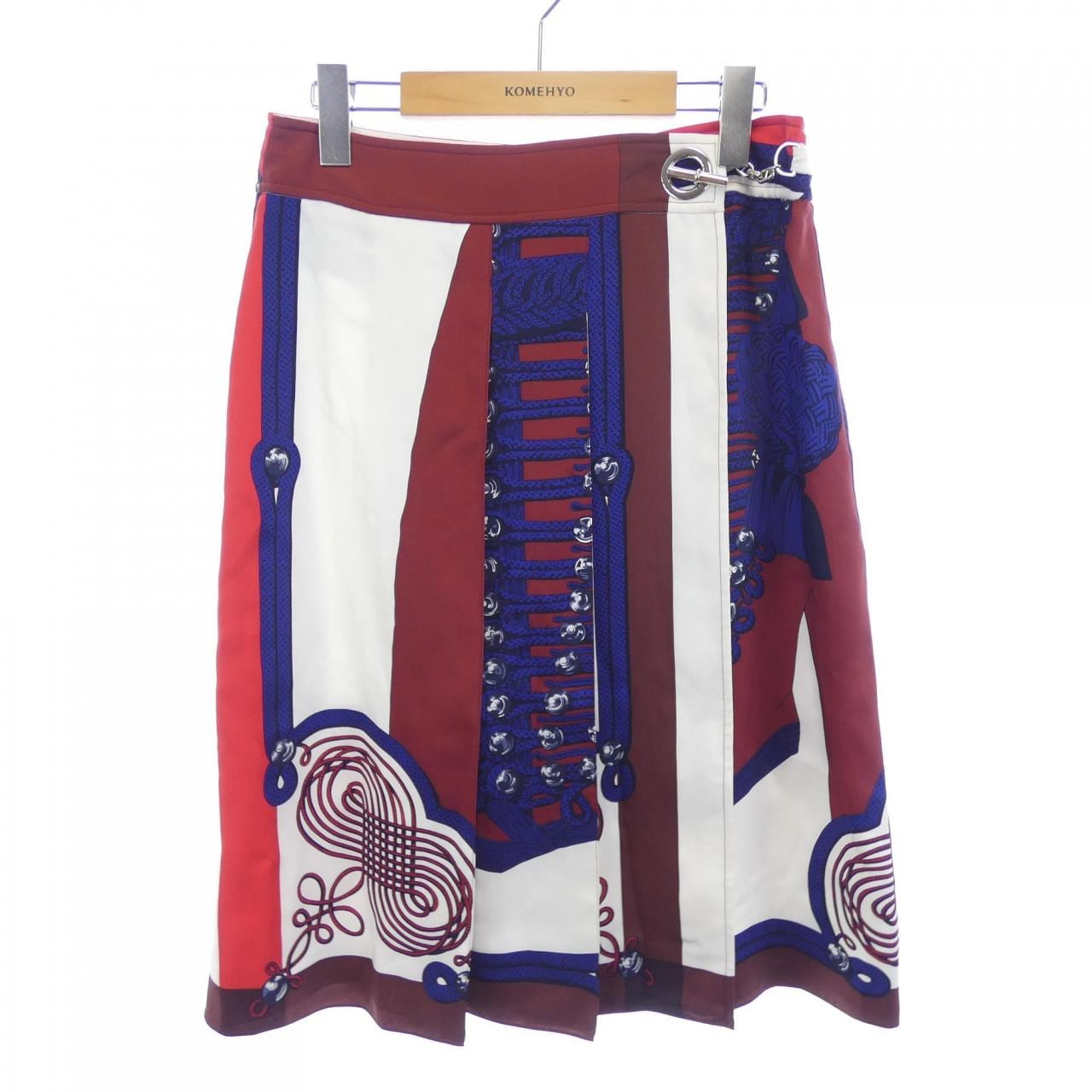 エルメス HERMES シェーヌダンクル *06-7300 ツイルレーヌ スカート