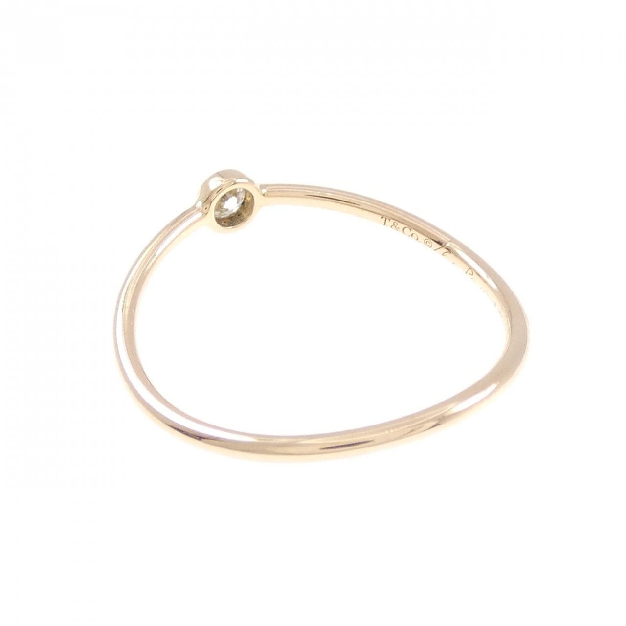 ティファニー ウェーブシングルロウ リング