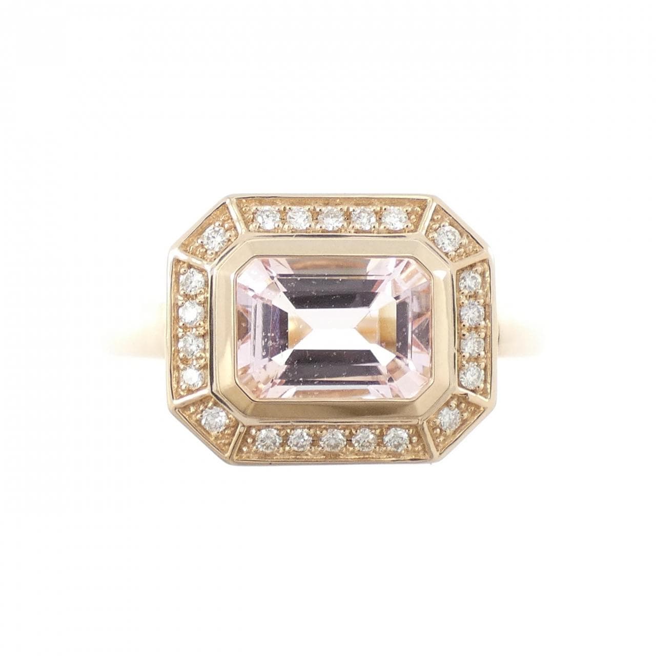 K18PG ベリル リング 1.48CT