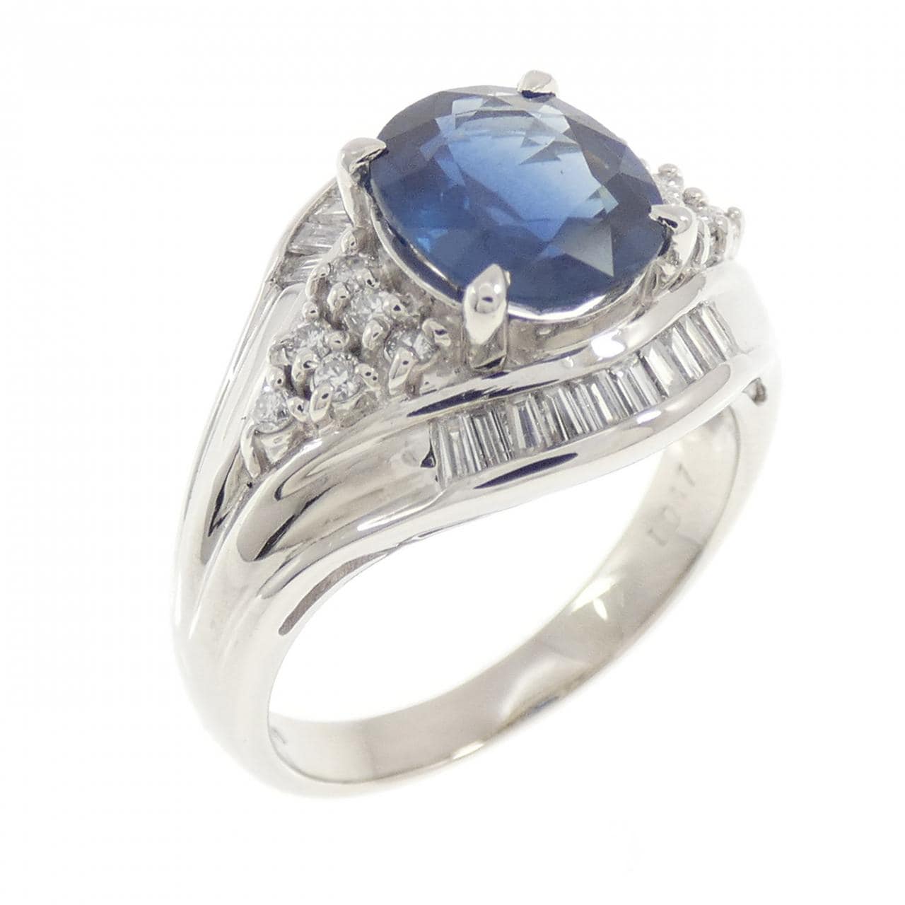 PT900 サファイヤ リング 2.01CT