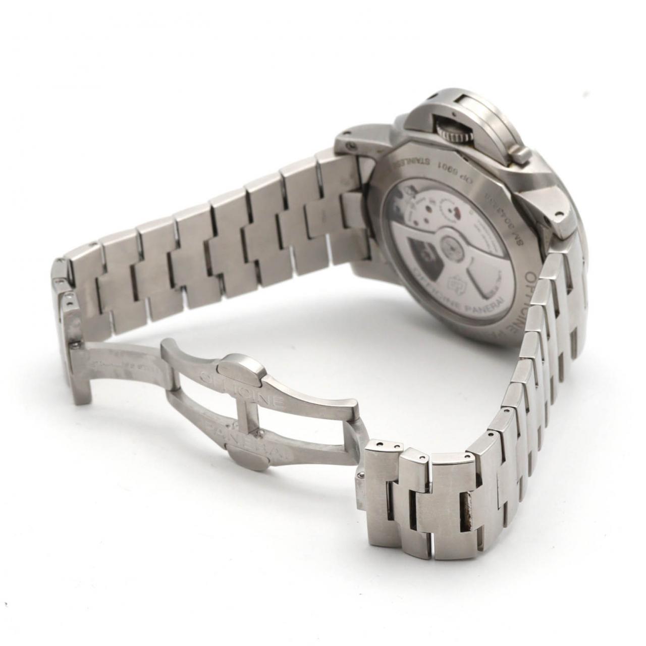 【ノーメンテナンス還元価格】パネライ ルミノール1950 3DAYS GMTパワーリザーブ PAM00329 SS 自動巻