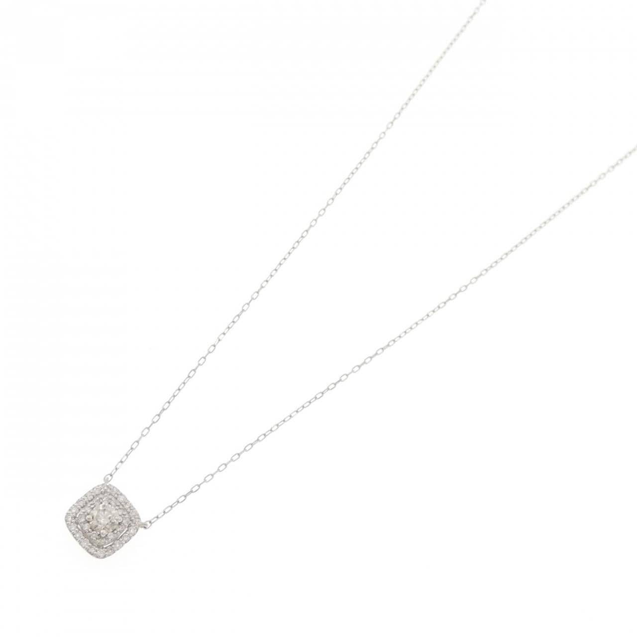 PT950/PT850 ダイヤモンド ネックレス 0.40CT