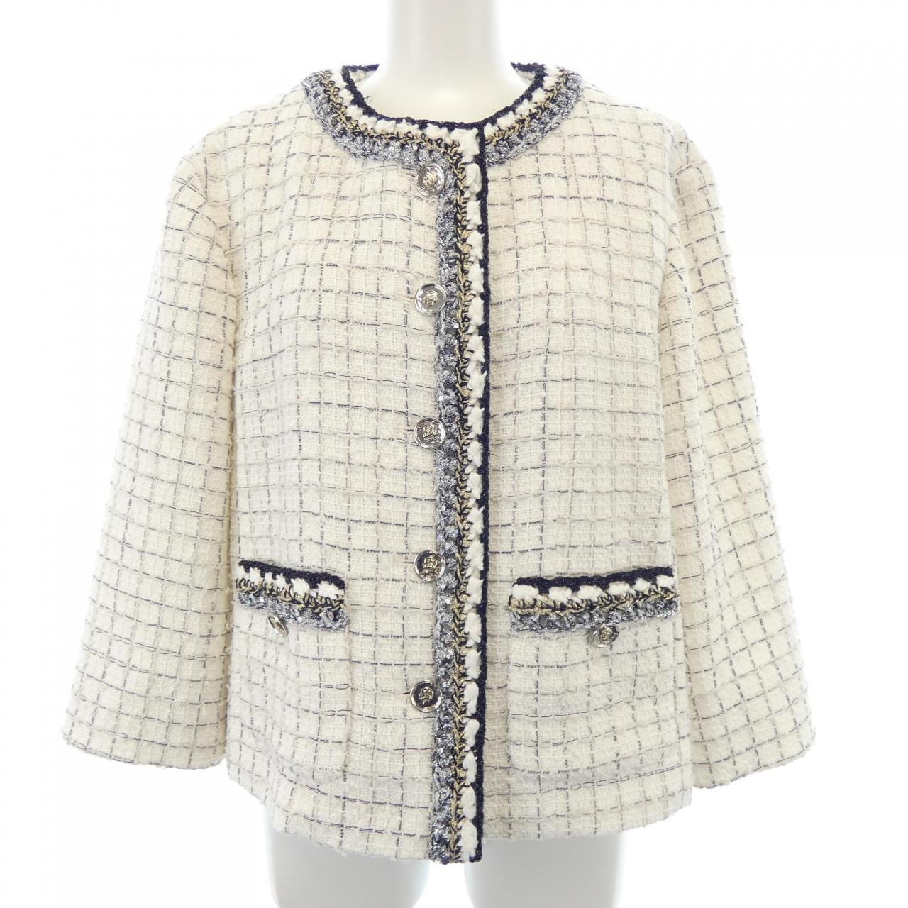 シャネル CHANEL ノーカラージャケット