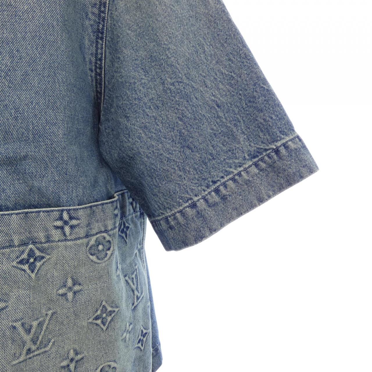 ルイヴィトン LOUIS VUITTON ショートスリーブデニムワークウエアシャツ HOS46WY38 デニムジャケット