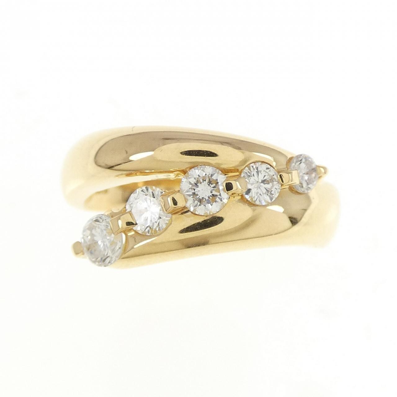 K18YG ダイヤモンド リング 0.53CT