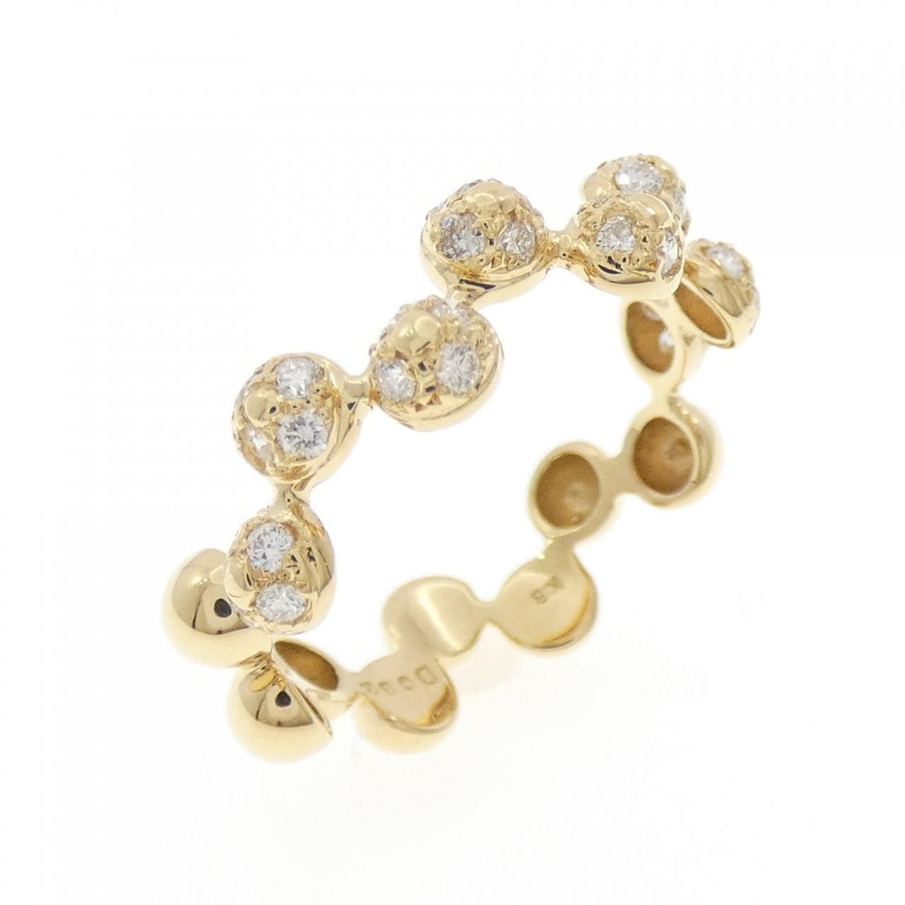 K18YG ダイヤモンド リング 0.32CT