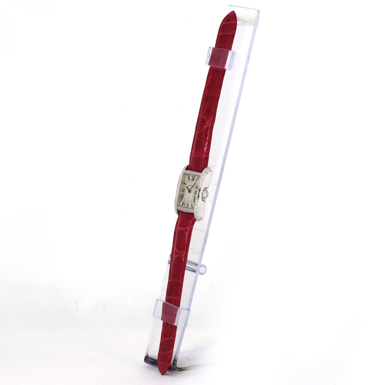 カルティエ タンクアングレーズMM WG/2D WT100030 WG クォーツ