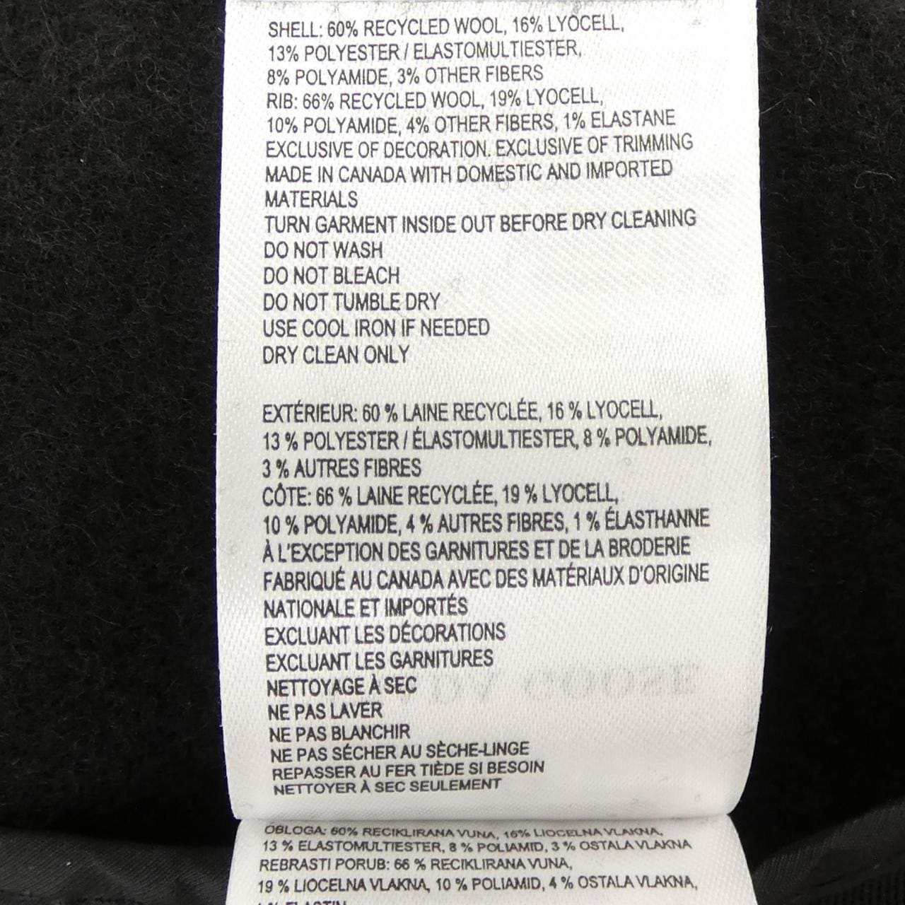 カナダグース CANADA GOOSE シエラ フリース ボンバー ブラックレーベル 7224WB SIERRA FLEECE ジャケット