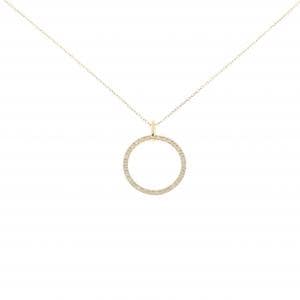 K18YG ダイヤモンド ネックレス 0.15CT