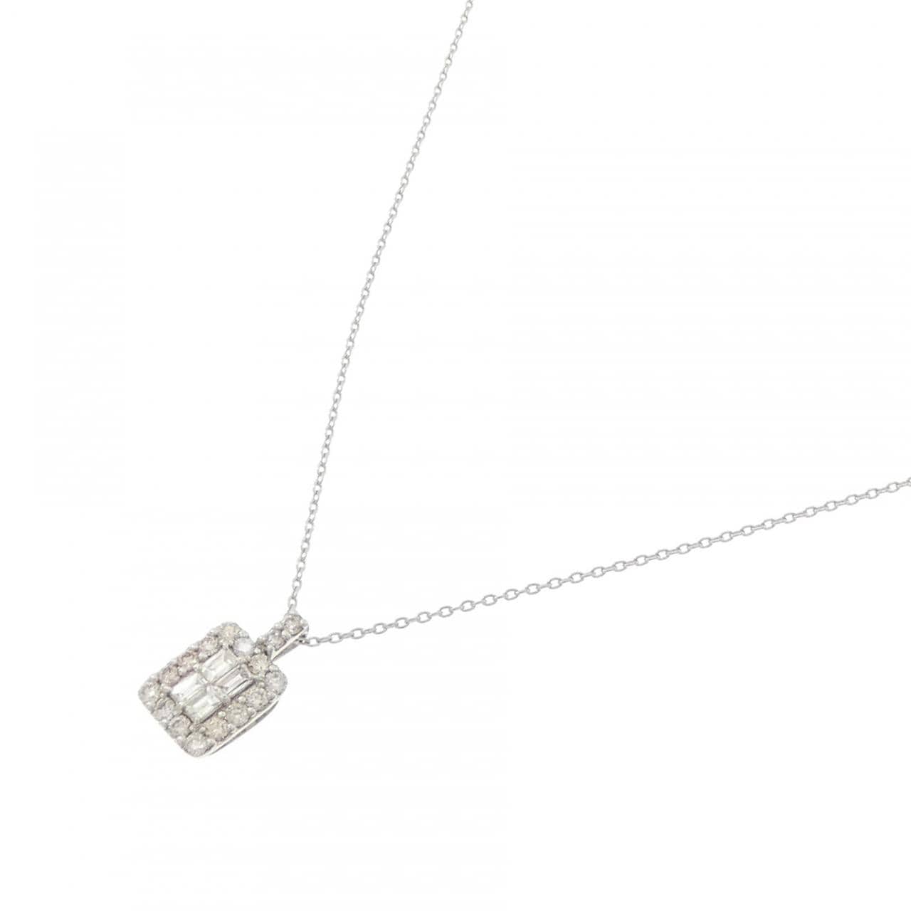 PT950/PT850 ダイヤモンド ネックレス 0.50CT