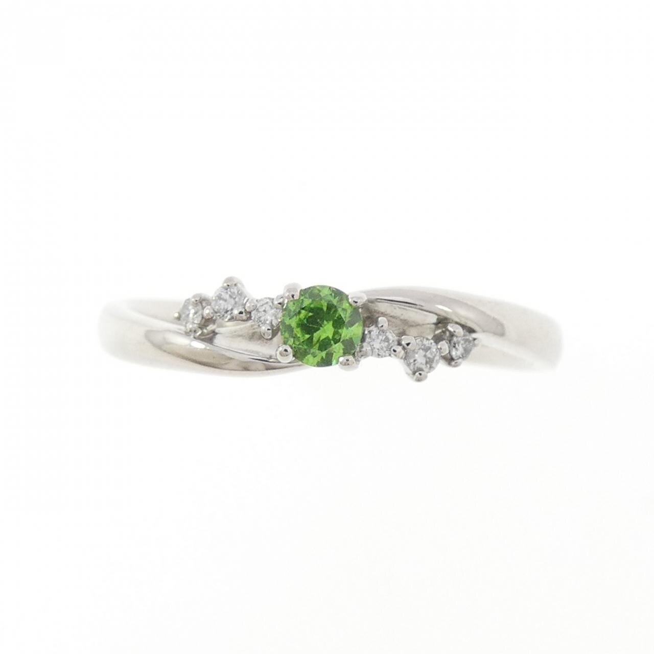 PT900 デマントイドガーネット リング 0.11CT