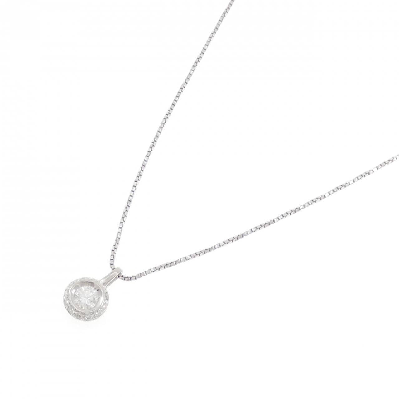 PT900/PT850 ダイヤモンド ネックレス 0.36CT