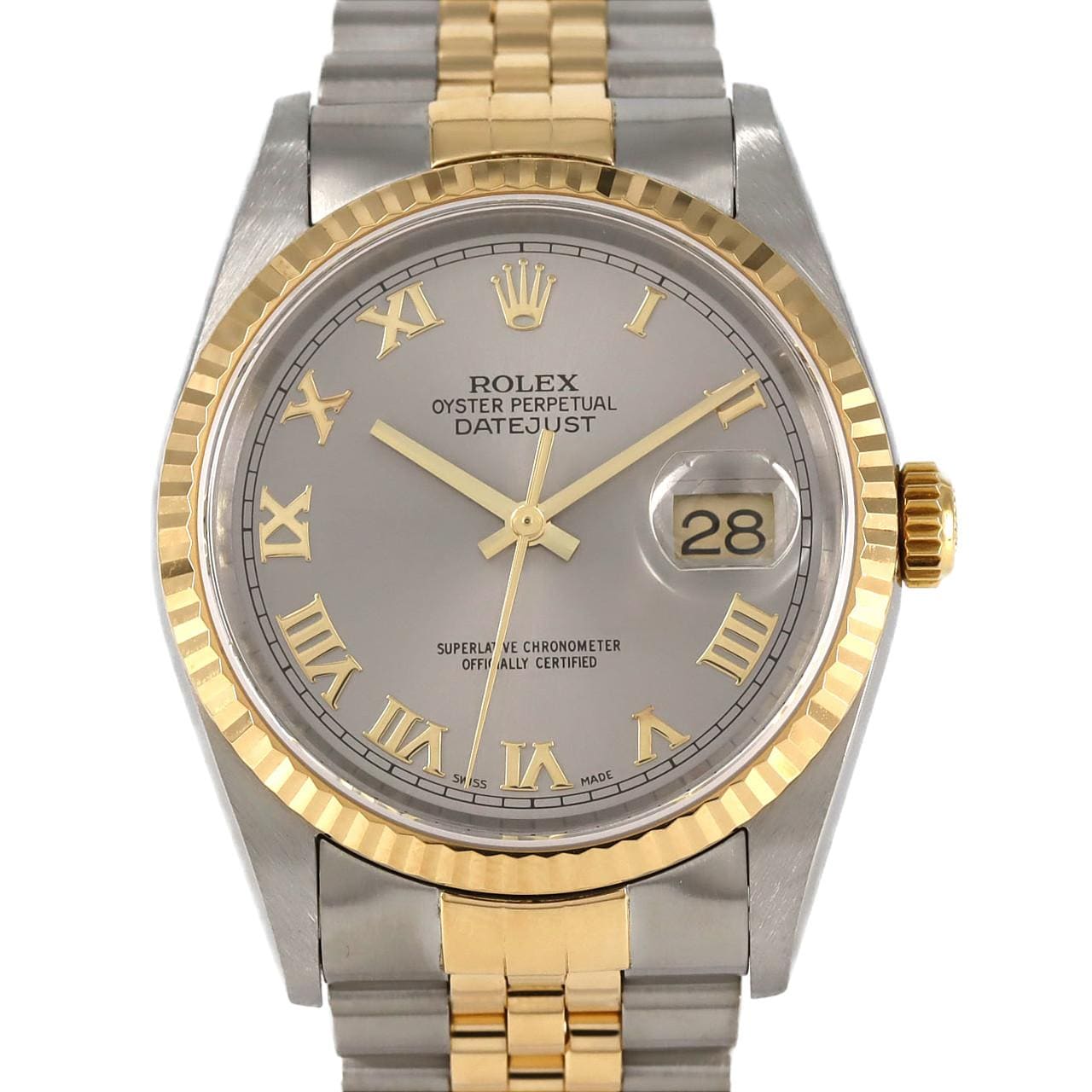 ロレックス デイトジャスト 16233 SSxYG 自動巻 P番