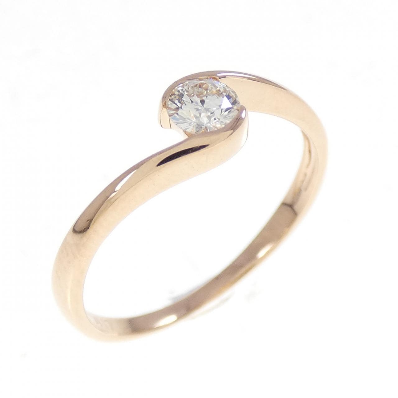 K18PG ダイヤモンド リング 0.17CT