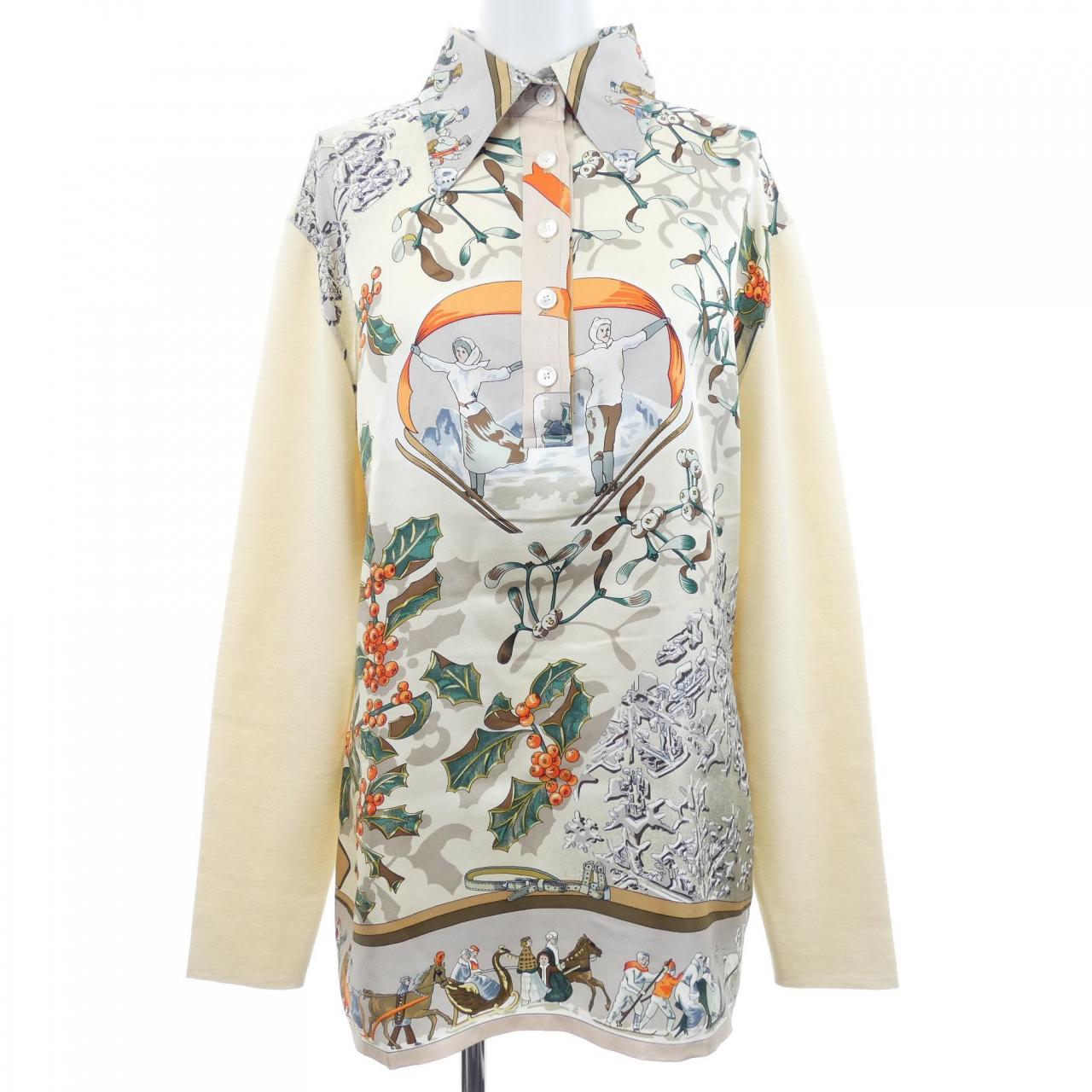 エルメス HERMES NEIGE D'ANTAN ツイルレーヌ. ニット