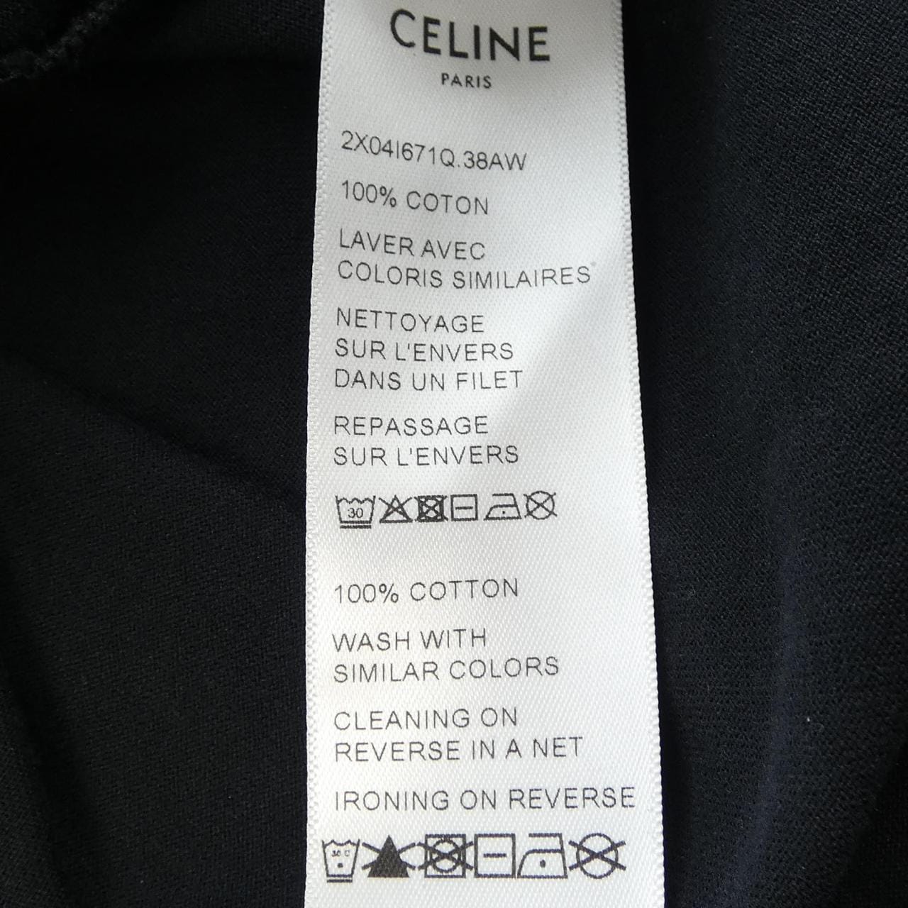 セリーヌ CELINE トリオンフ ルーズTシャツ 2X04I671Q Tシャツ