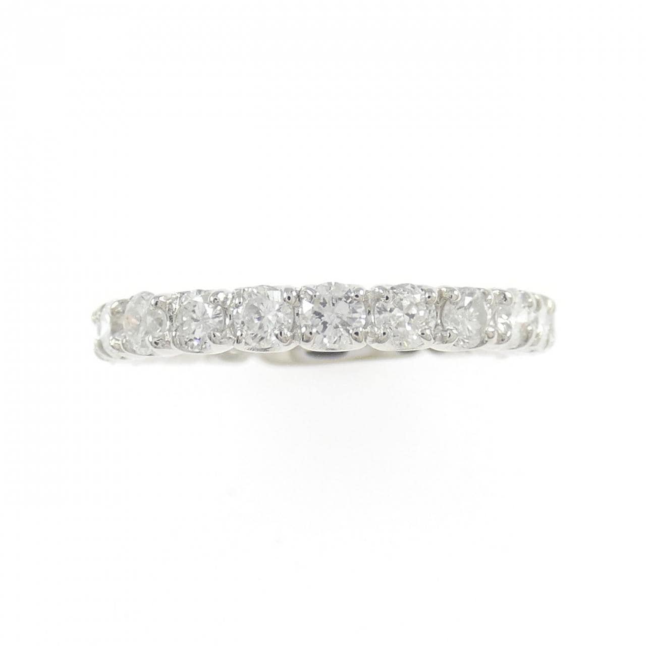 PT900 ハーフエタニティ ダイヤモンド リング 1.0CT