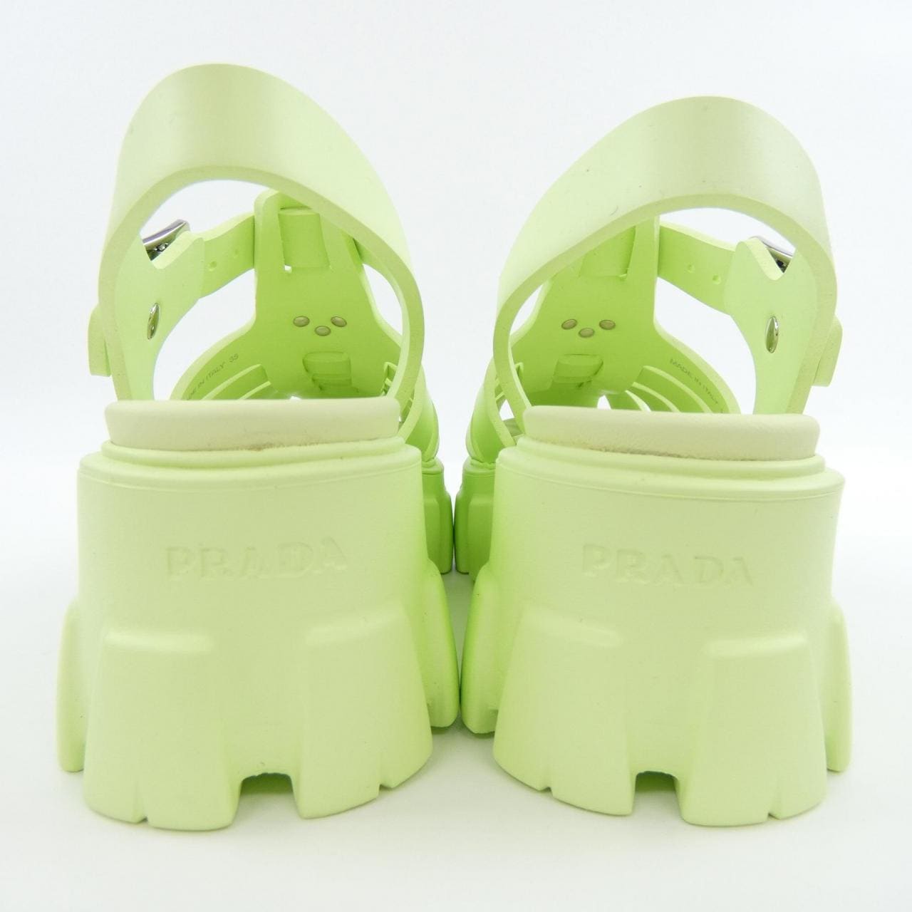 プラダ PRADA トライアングルロゴ モノリス 1X853M フォームラバー サンダル