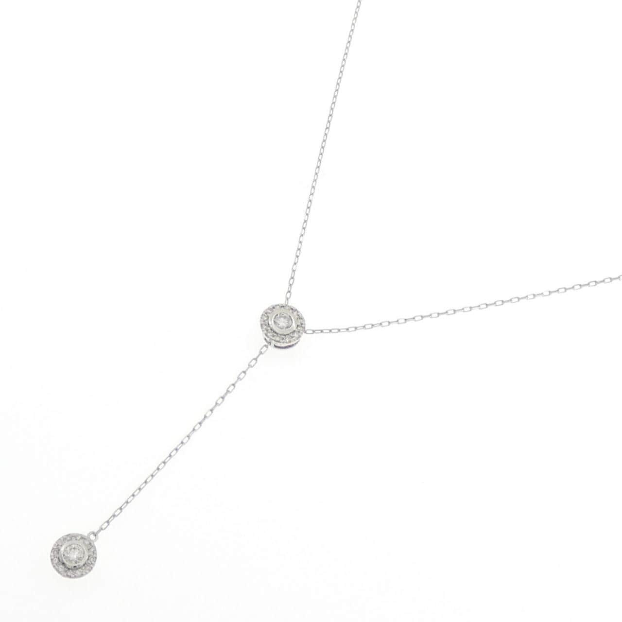 PT900/PT850 ダイヤモンド ネックレス 0.21CT