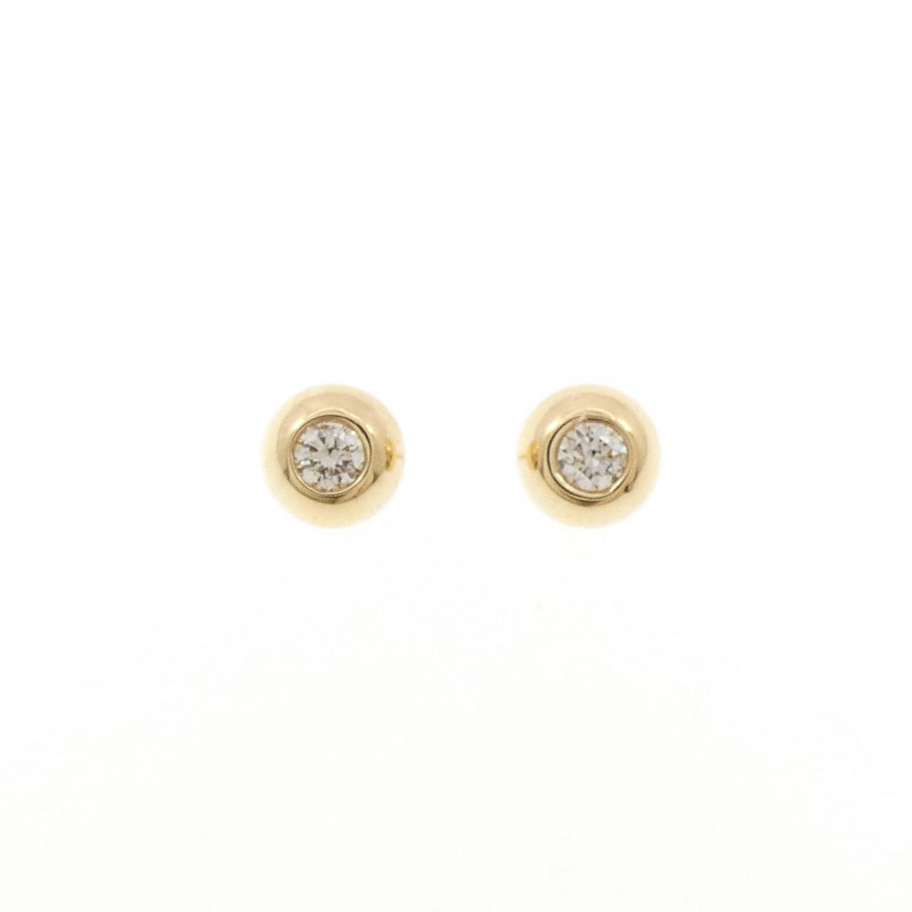 K18YG ダイヤモンド ピアス 0.10CT