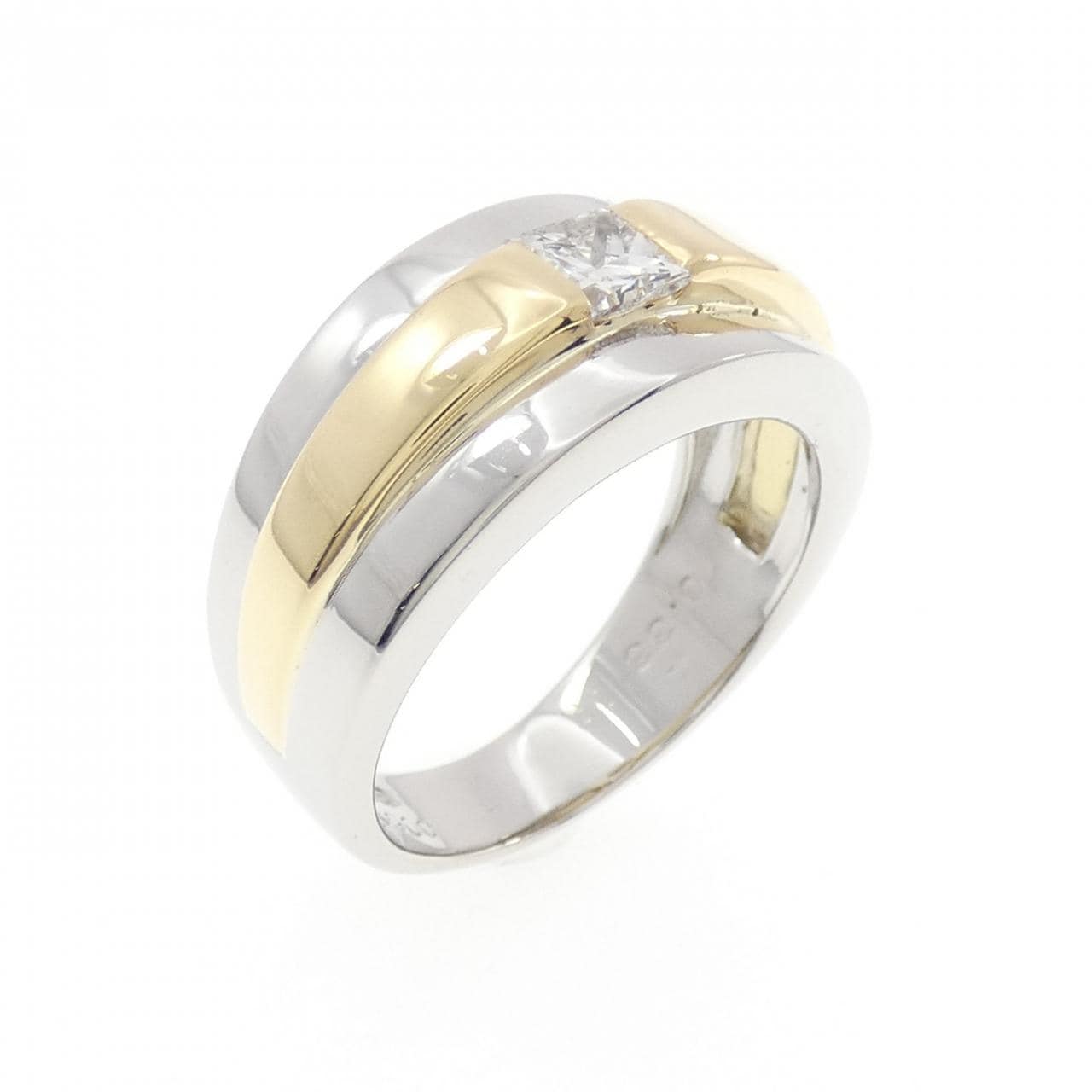 PT900/K18YG ダイヤモンド リング 0.33CT