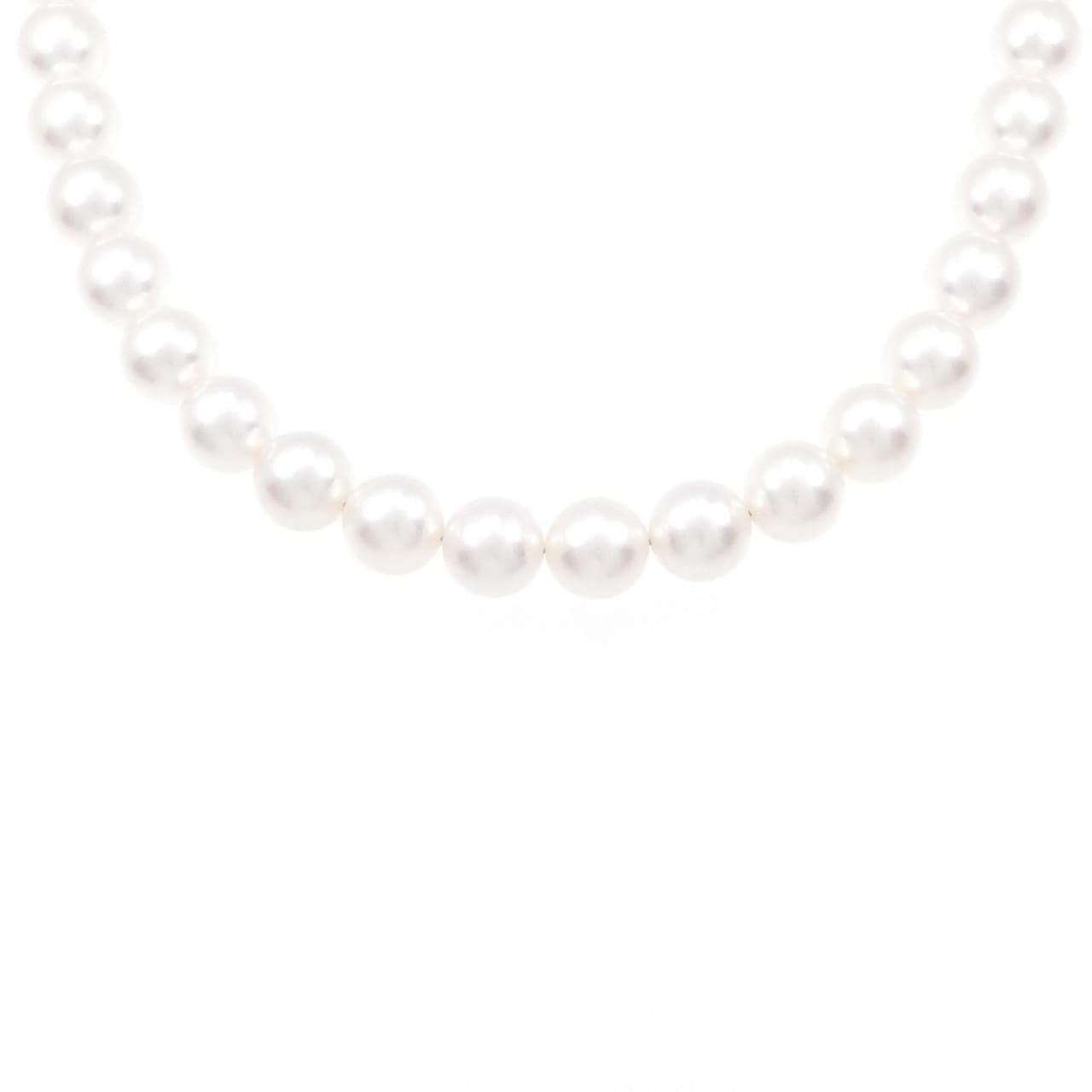 [BRAND NEW] Silver Clasp Akoya Pearl Necklace 7.5-8mm