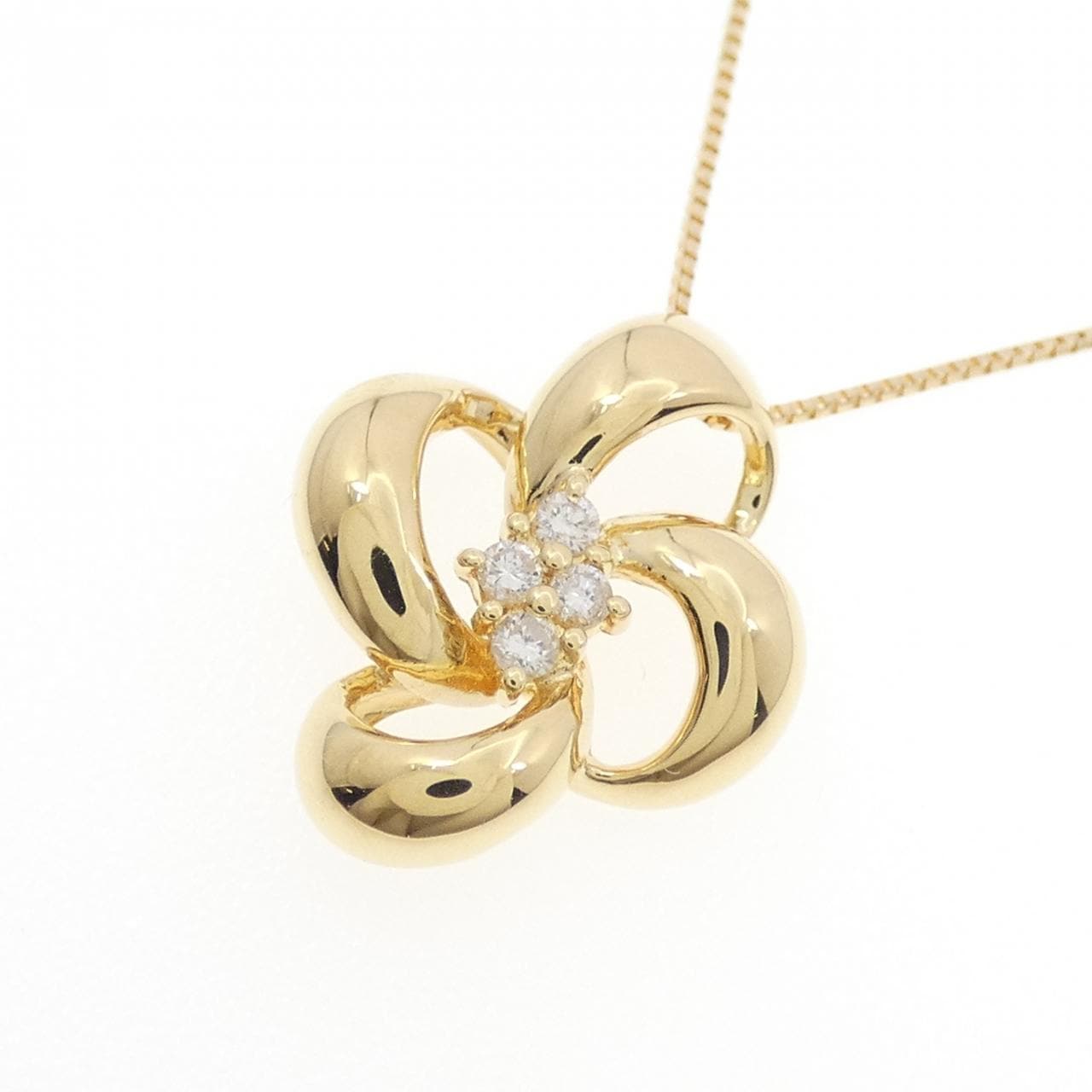 K18YG ダイヤモンド ネックレス