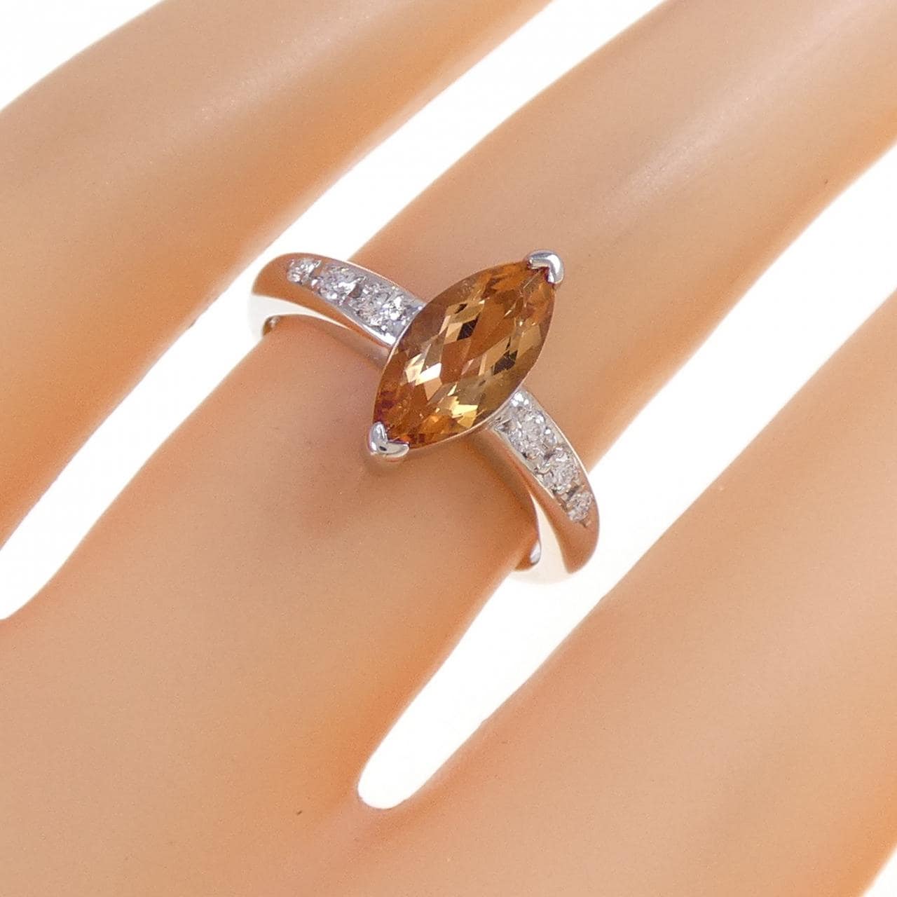 タサキ インペリアルトパーズ リング 1.09CT