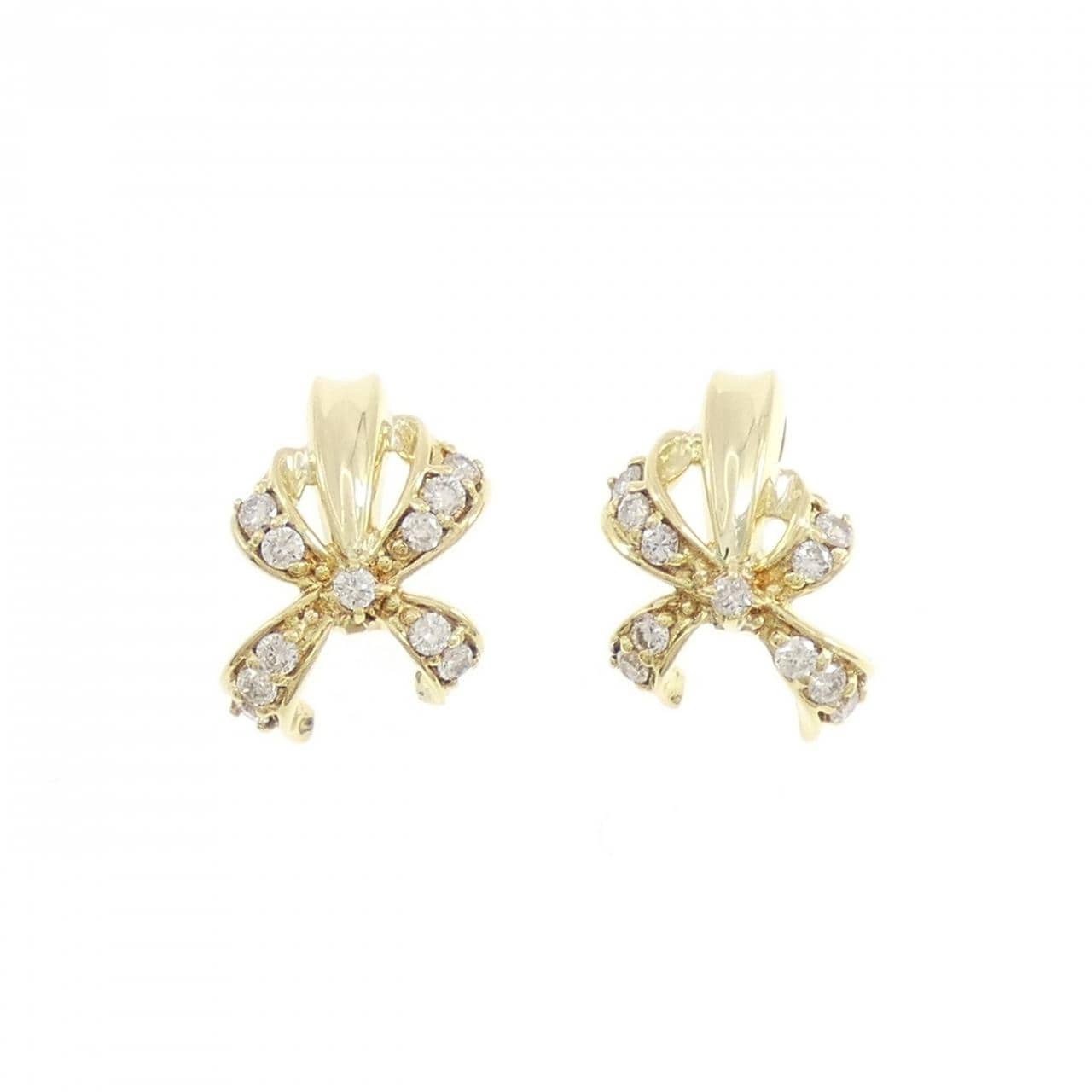 K18YG ダイヤモンド ピアス 0.32CT