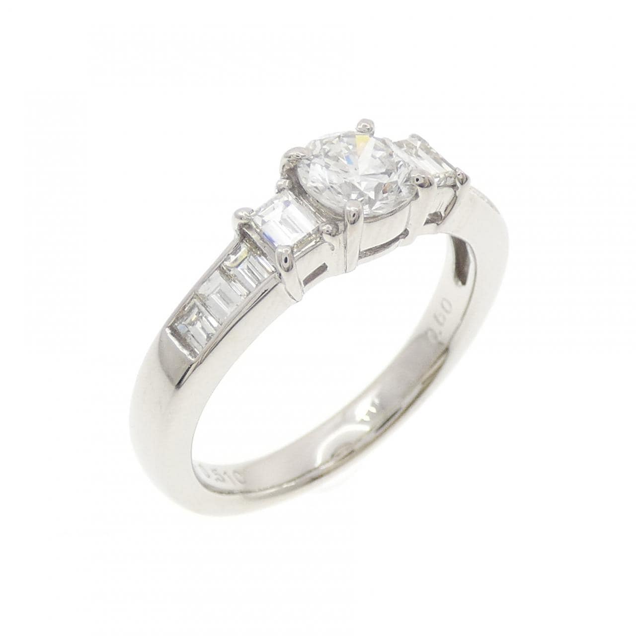 PT900 ダイヤモンド リング 0.510CT F VS1 Good