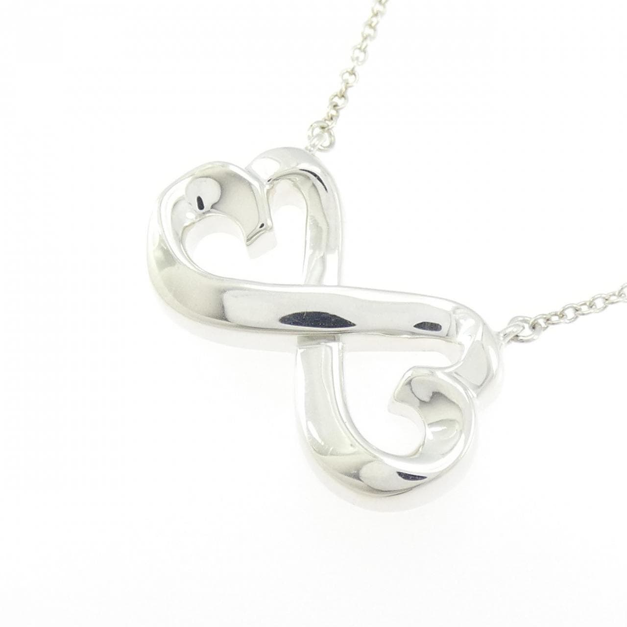 ティファニー ダブルラビングハート ネックレス