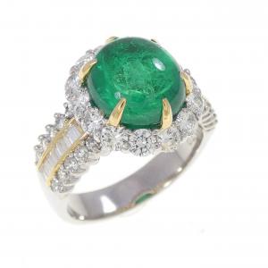 PT900/750YG エメラルド リング 4.33CT